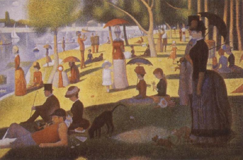 Georges Seurat Sunday Afternoon on La Grande Jatte china oil painting image